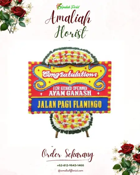 Sewa Papan Bunga Yayasan Perbawa Cilegon